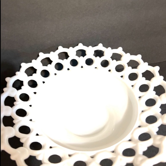 Vintage Milk Glass Dish - Picture 3 of 9